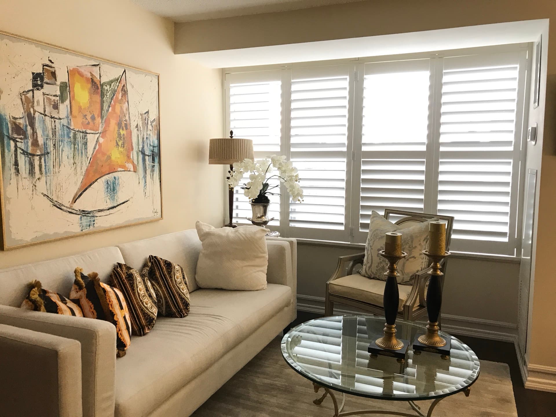 Custom California shutters installed in GTA home - What We Do
