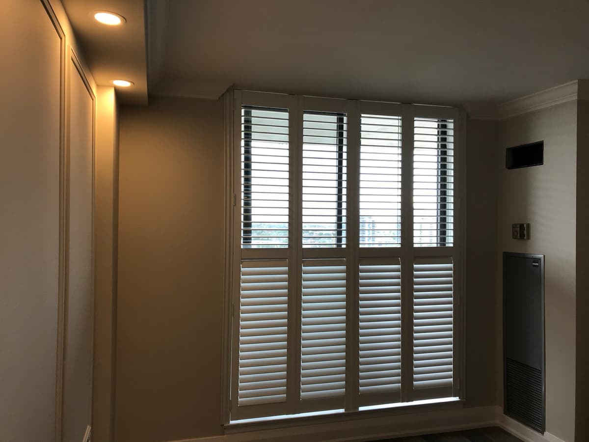 California shutters for privacy and light control - Toronto