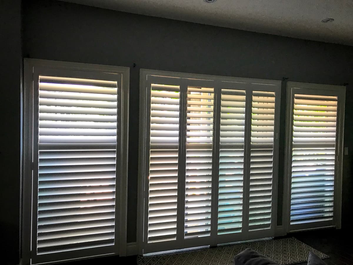 White California shutters complementing home decor - GTA