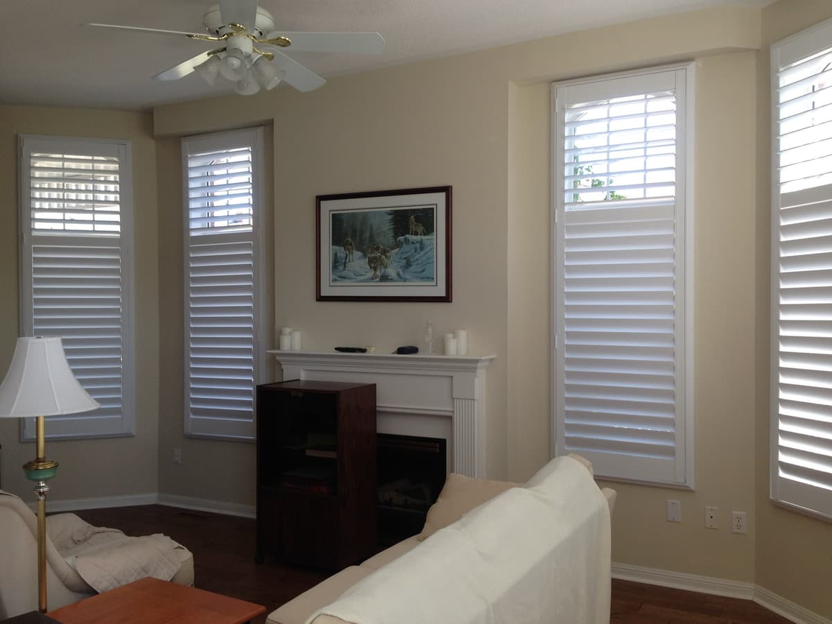 PolyTeck California shutters in modern condo - Toronto